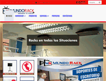 Tablet Screenshot of mundorack.com